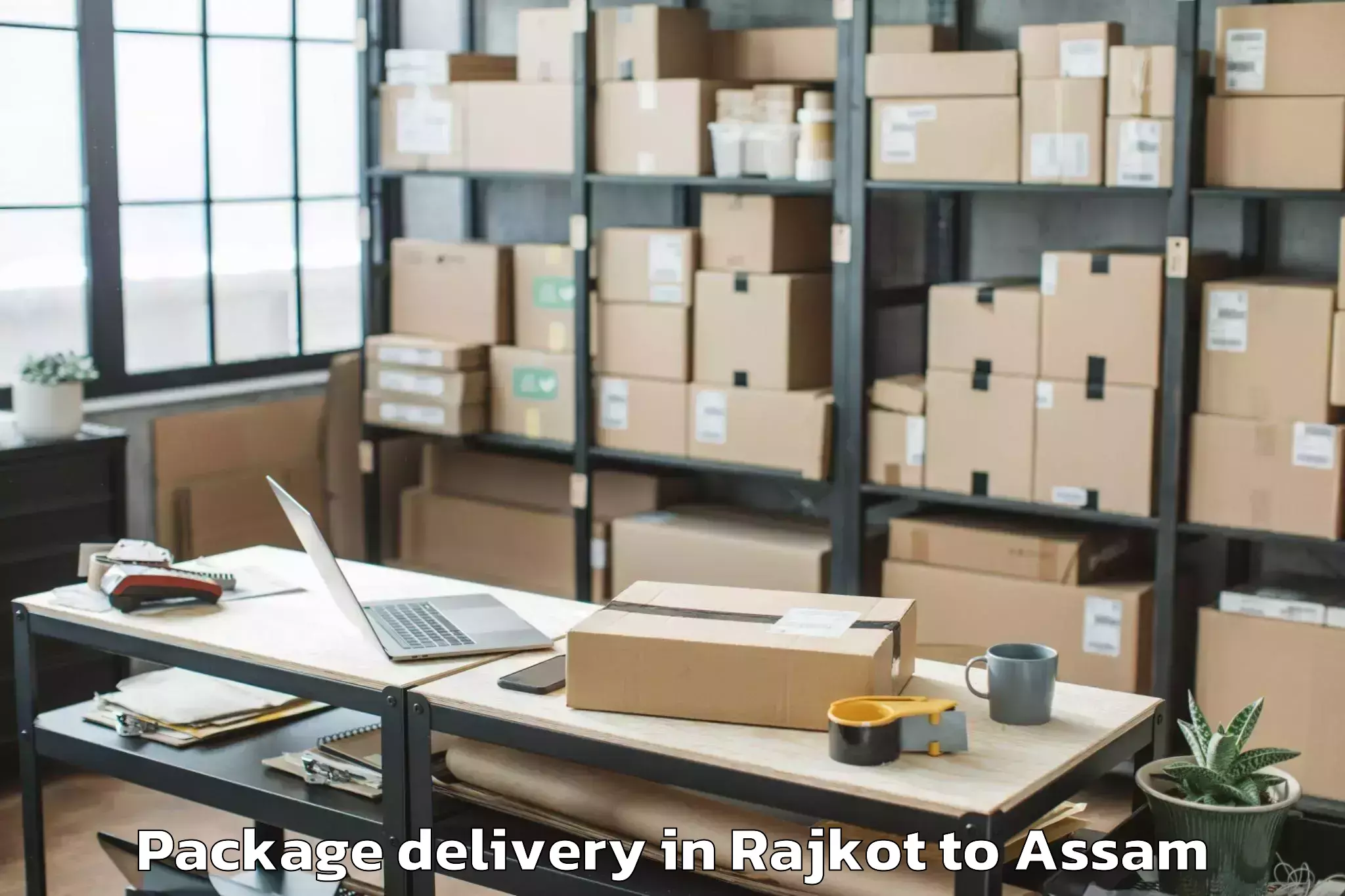 Rajkot to Goroimari Package Delivery